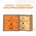 Fresh Exfoliating Orange & Soothing Sandalwood Soaps
