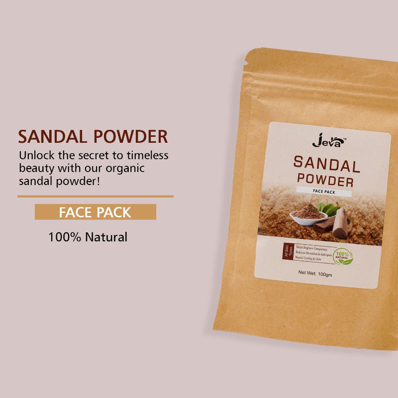 Sandalwood Powder Face Pack - Skin Brightening & Glow Enhancement