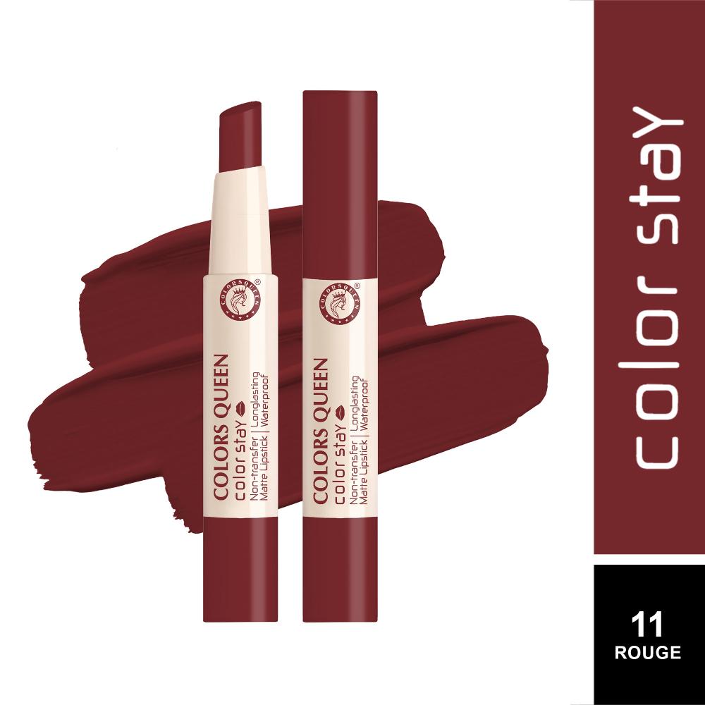 Color Stay Longlasting & Matte Lipstick Waterproof - 11 Hot Red