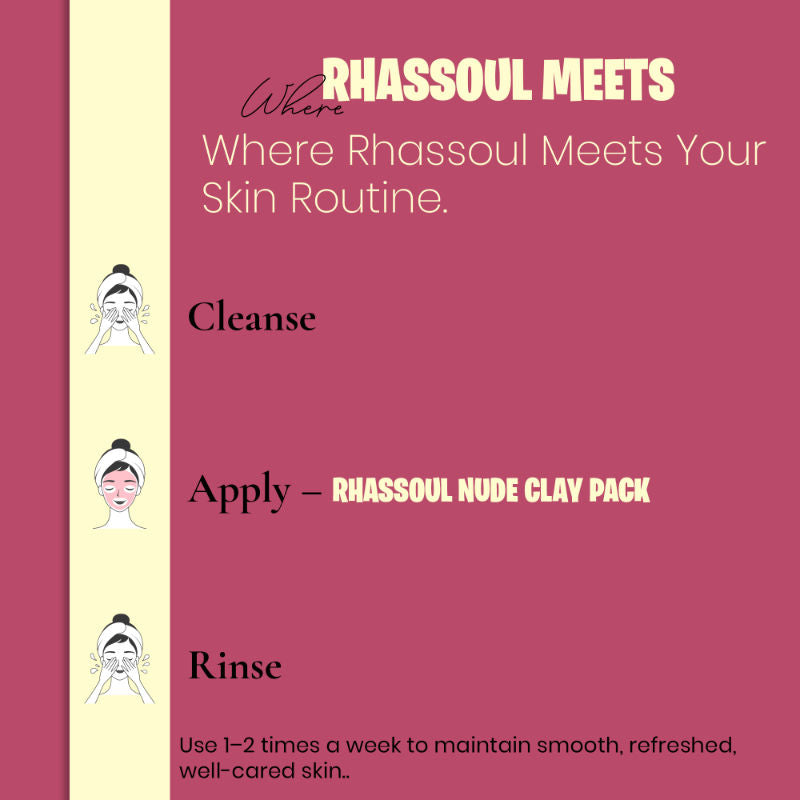 Moroccan Rhassoul Nude Clay Powder