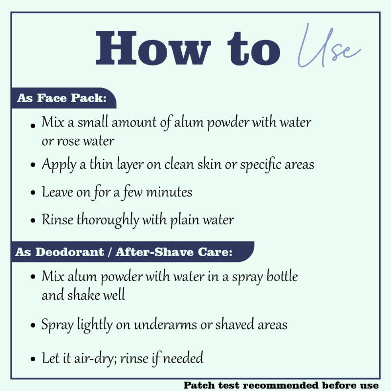Purified Alum Powder