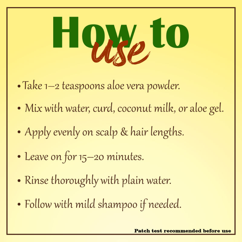 Aloe Vera Organic Powder