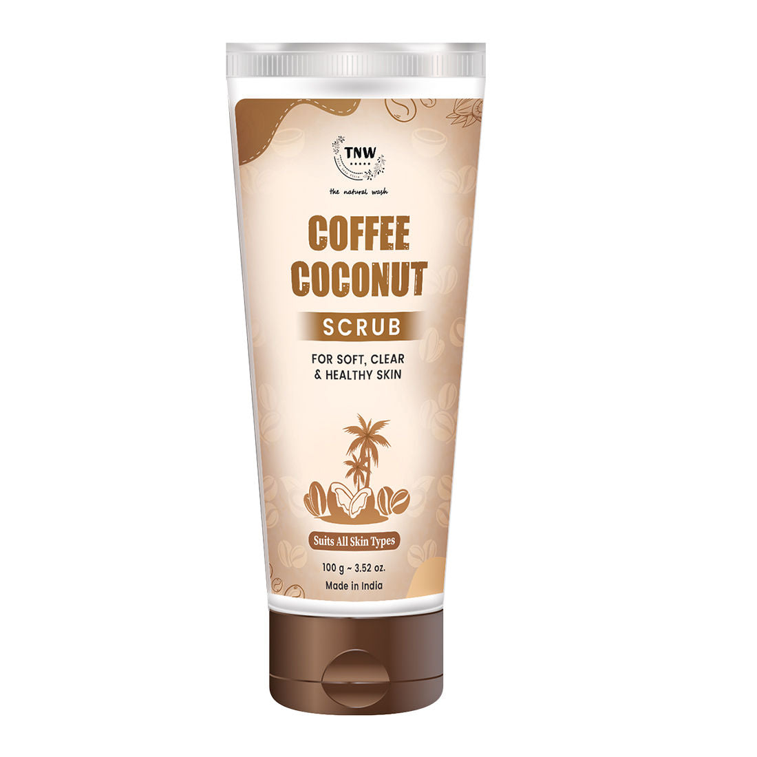 Deep Exfoliating Coffee & Coconut Face & Body Scrub For Glowing Skin
