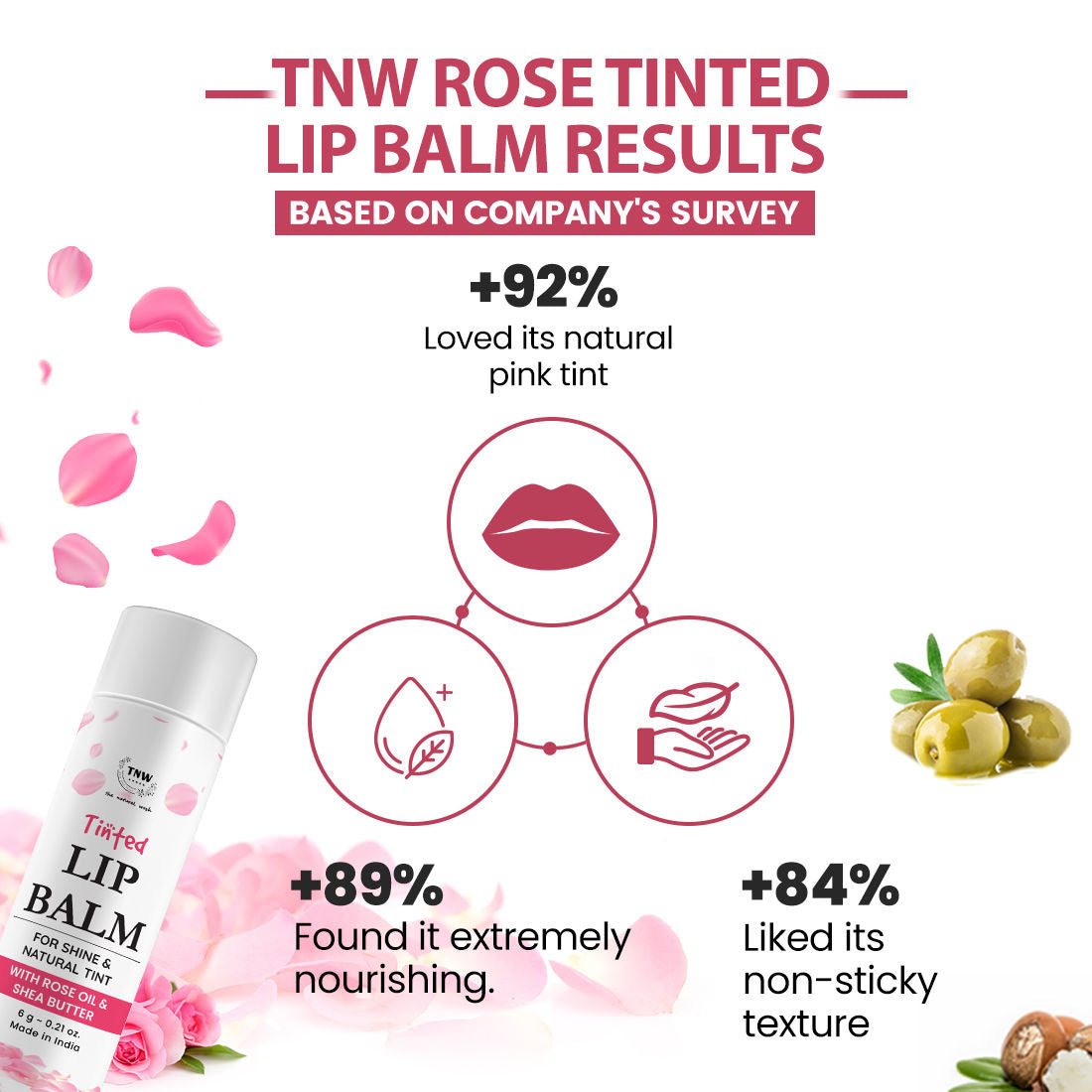 Moisturizing Pomegranate Tinted Lip Balm