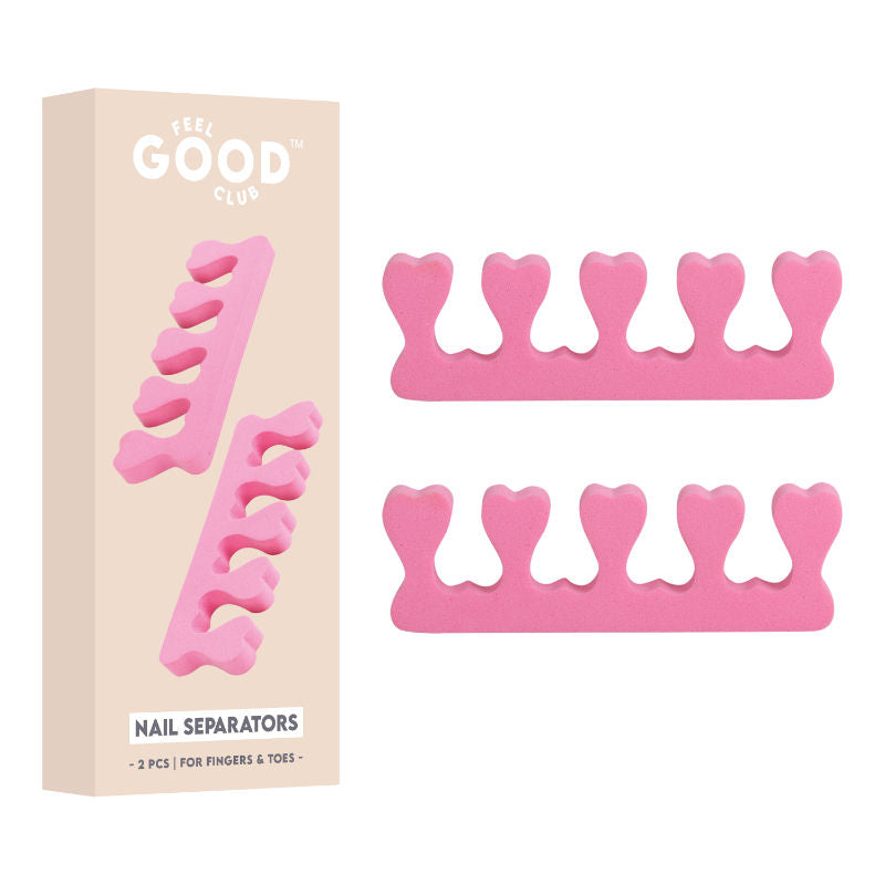 Finger & Toe Nail Separators - 2 Pcs For Manicure Pedicure Nail Polish And Nail Art