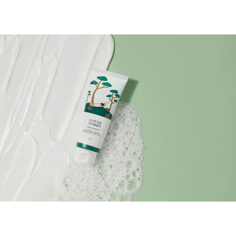 Pine Calming Cica Cleanser, Gentle Foam Cleanser for Acne-Prone Skin