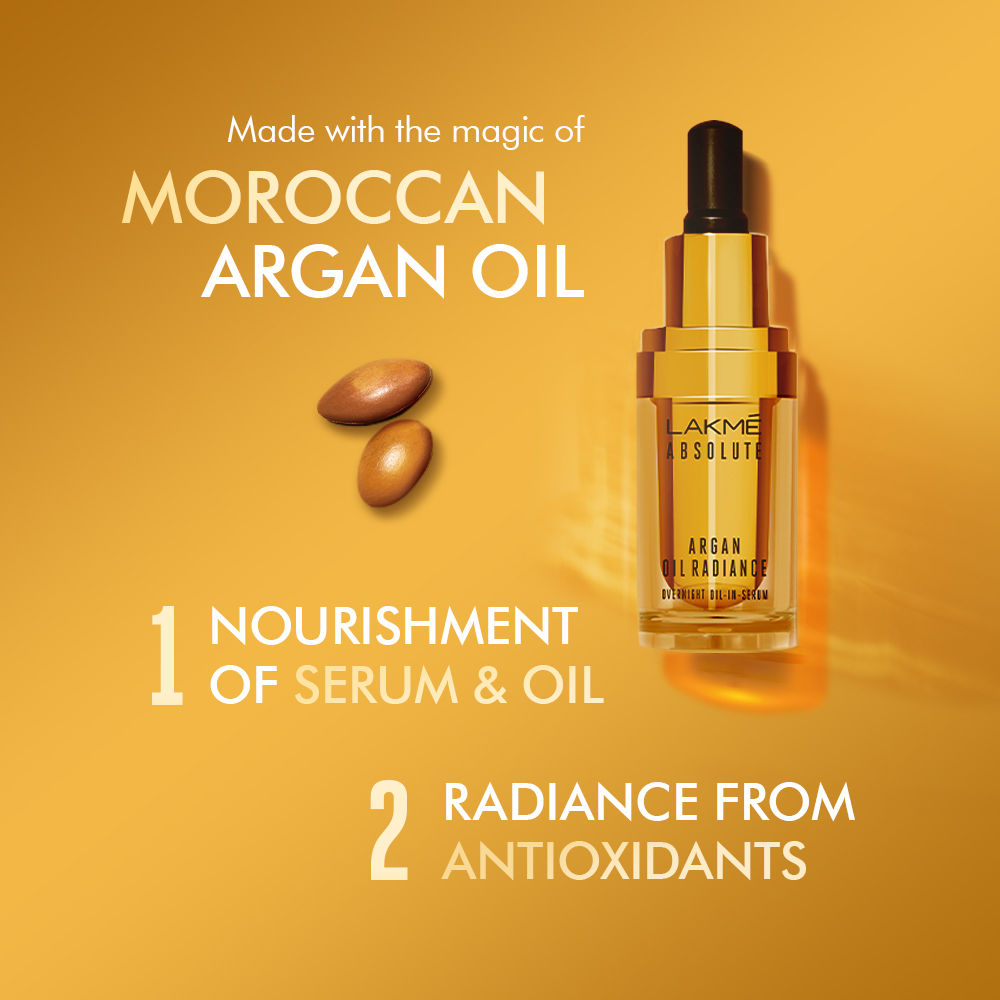 Absolute Argan Oil Radiance Overnight Oil In Serum with Moroccan Argan Oil
