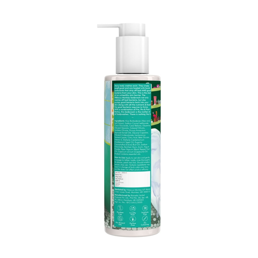 Probiotics Body Wash, 100% Plant Derived, Sensitive Skin Friendly, pH Balanced