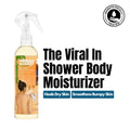 Velvet Spray Sunflower Orange In-Shower Body Moisturizer, 100% Natural for Dry Skin