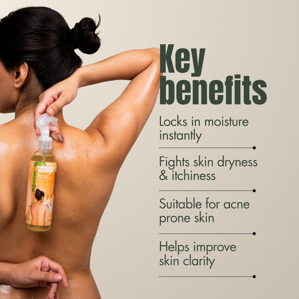 Velvet Spray Sunflower Orange In-Shower Body Moisturizer, 100% Natural for Dry Skin