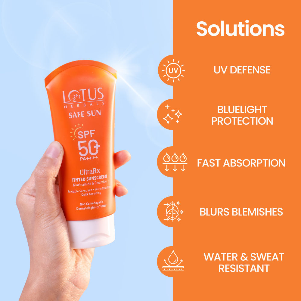 Safesun Ultrarx UV/Blue Filters Tinted Sunscreen SPF 50+ PA++++