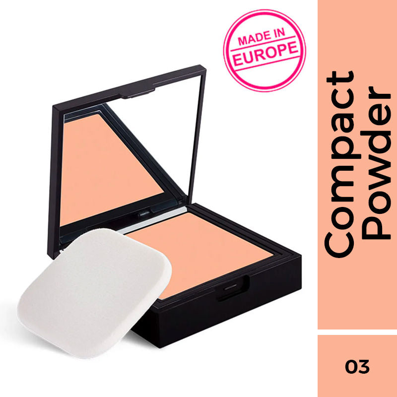 SKINgenius Skin Perfecting & Hydrating Matte Powder Compact - Warm Honey 03