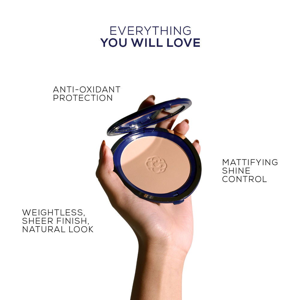 My Match Silver Shadow compact Powder, Sheer Finish, Ocher, 16g