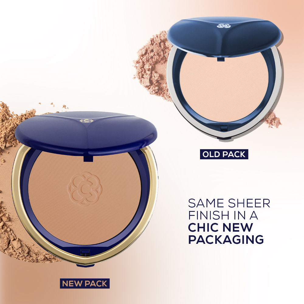 My Match Silver Shadow compact Powder, Sheer Finish, Ocher, 16g