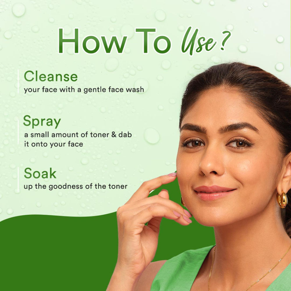 Cucumber Face Toner with Green Tea, 2% Niacinamide for Cool & Hydrated Skin