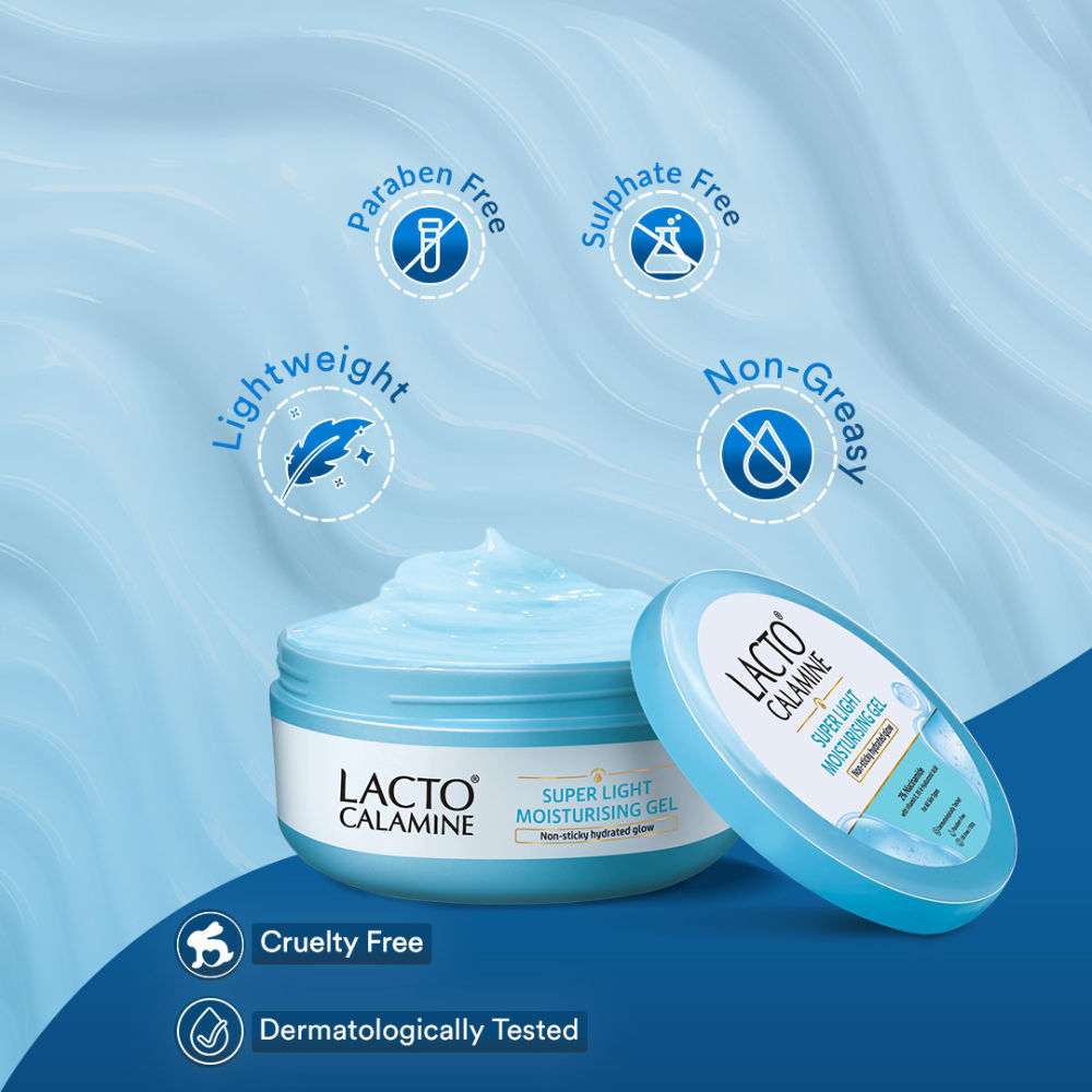 Super Light Gel Oil-Free Moisturizer-Hyaluronic Acid+Niacinamide-Non-Sticky Hydration