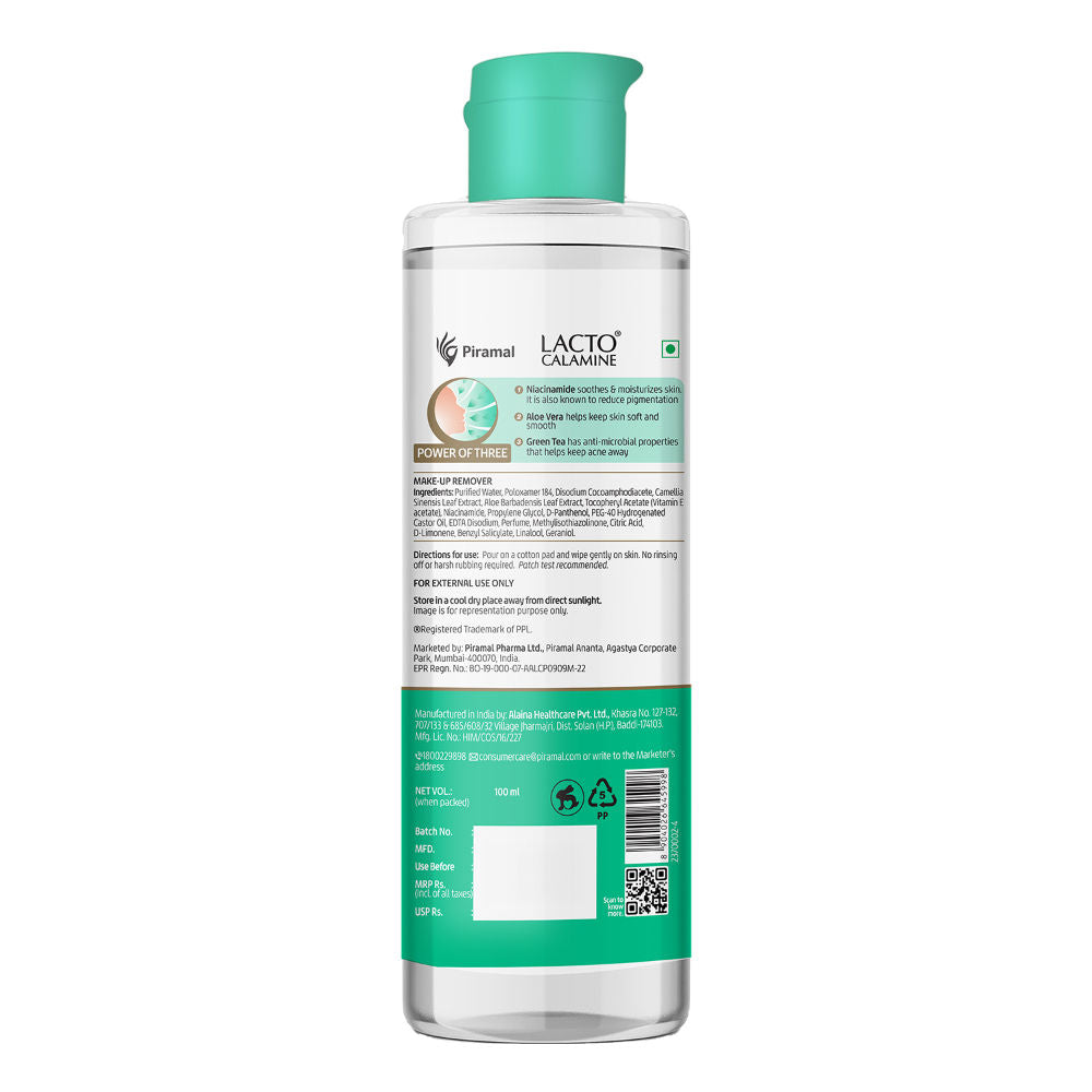 Micellar Cleansing Water,Removes Makeup & Clears Skin With Aloe Vera & Green Tea