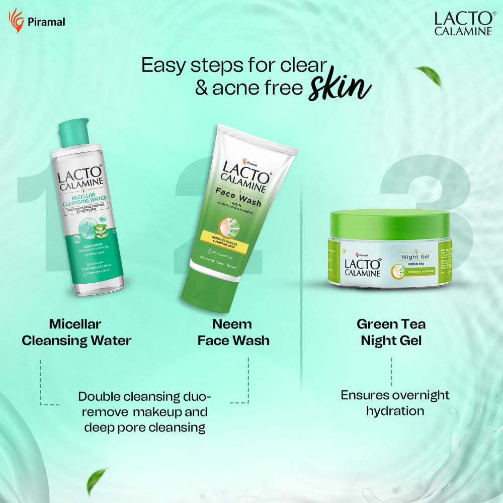 Micellar Cleansing Water,Removes Makeup & Clears Skin With Aloe Vera & Green Tea