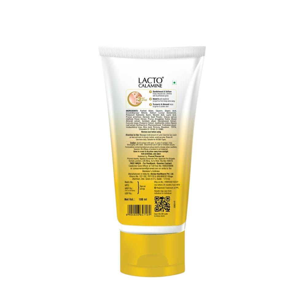 Ubtan Face Wash For Detan & Glowing Skin With Sandalwood, Saffron & Turmeric