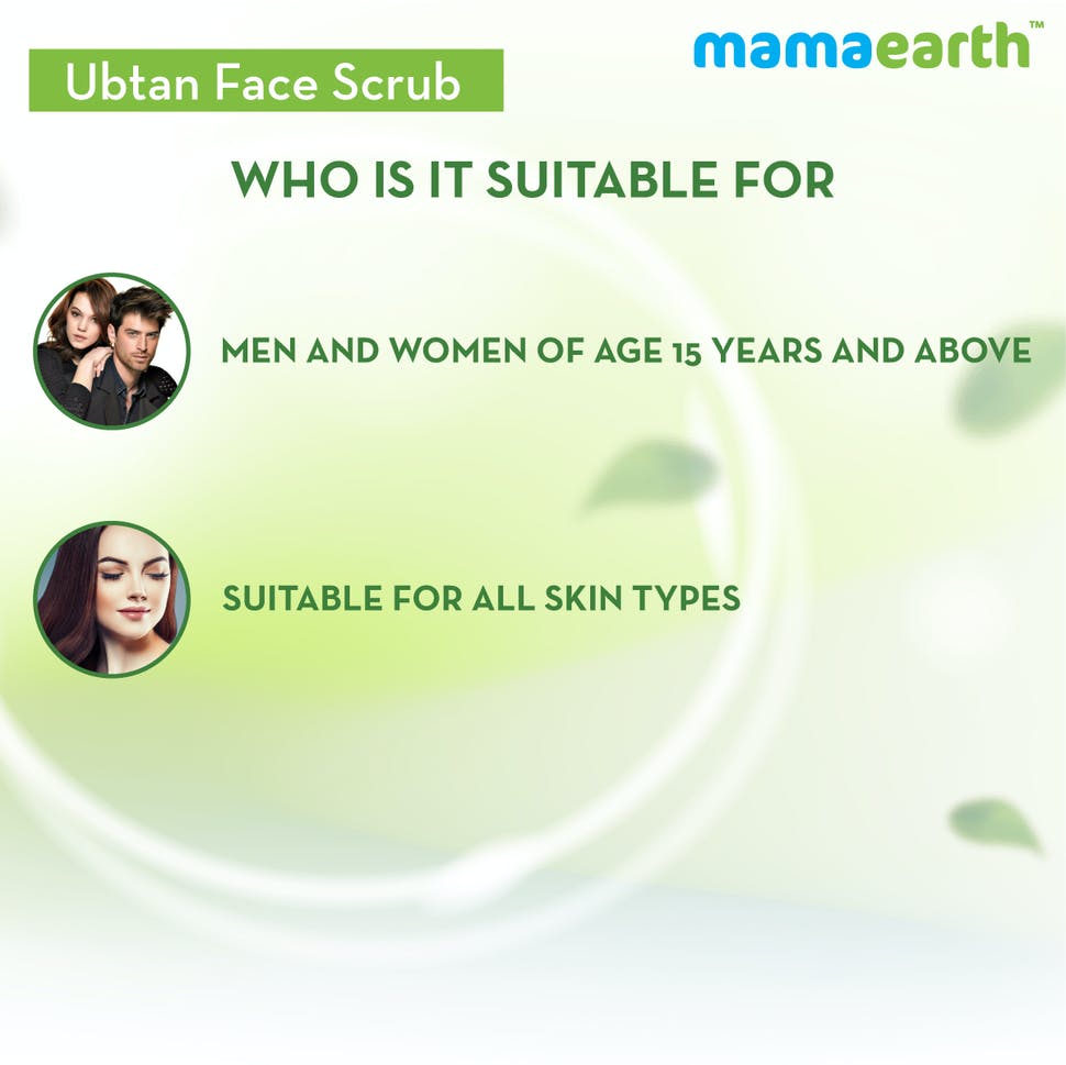 Ubtan Scrub For Face With Turmeric & Walnut For Tan Removal