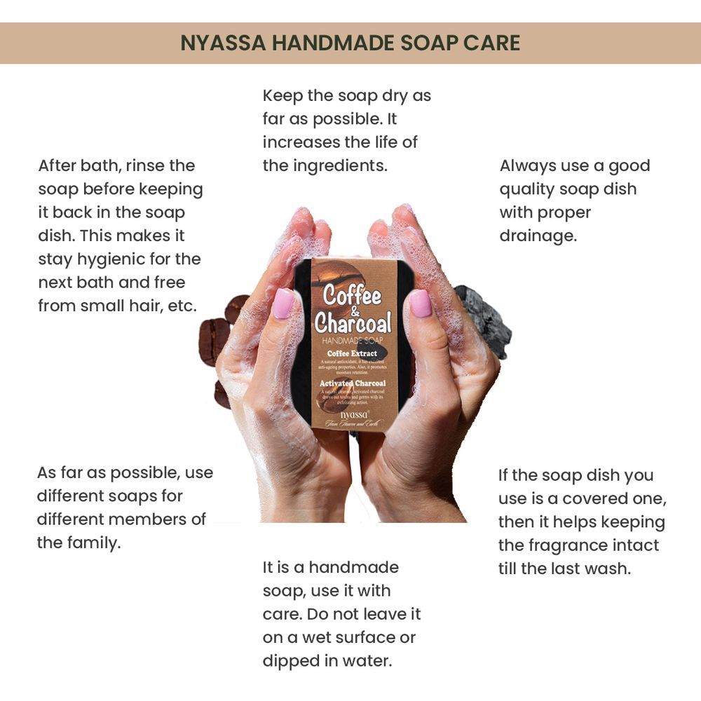 Coffee And Charcoal Handmade Soap