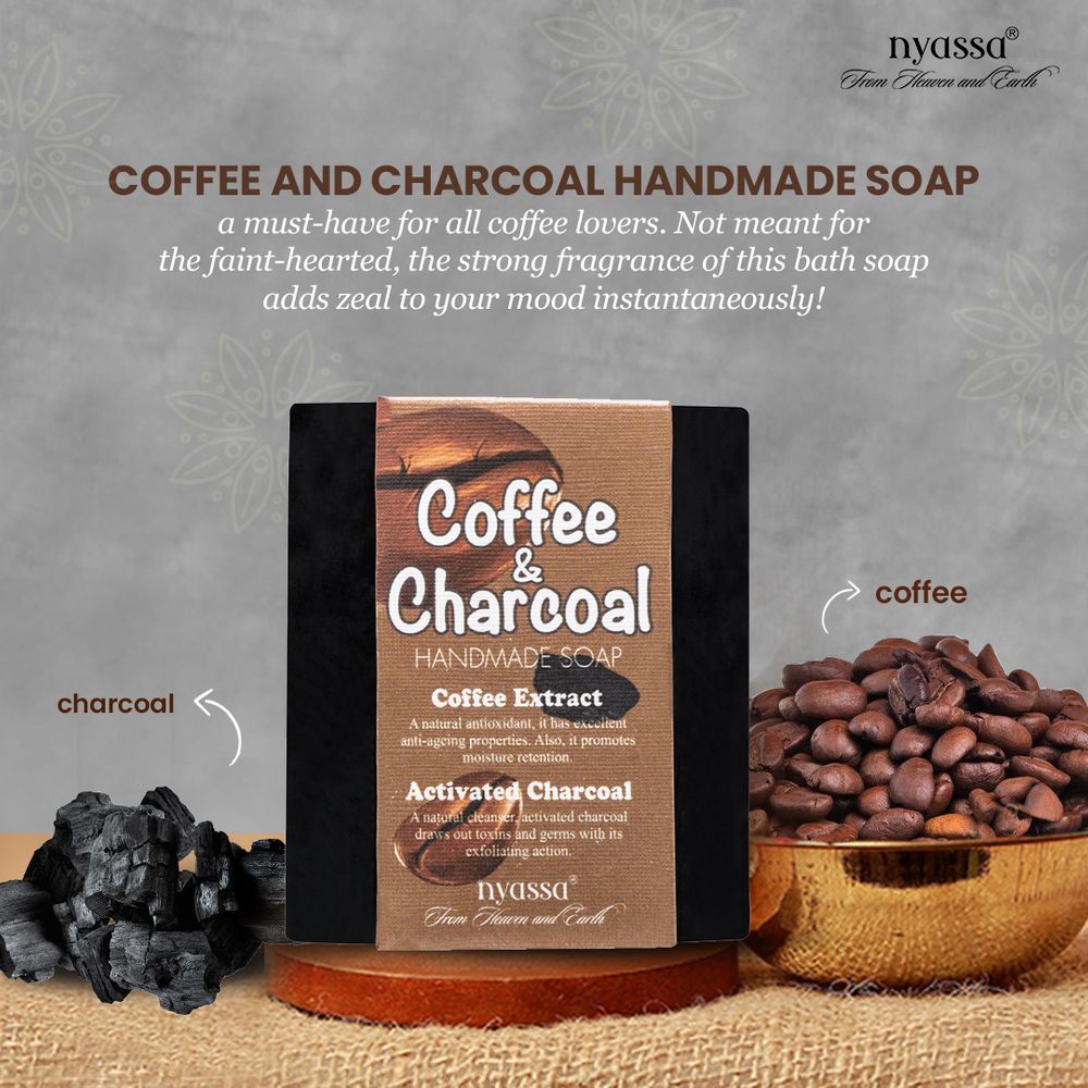 Coffee And Charcoal Handmade Soap