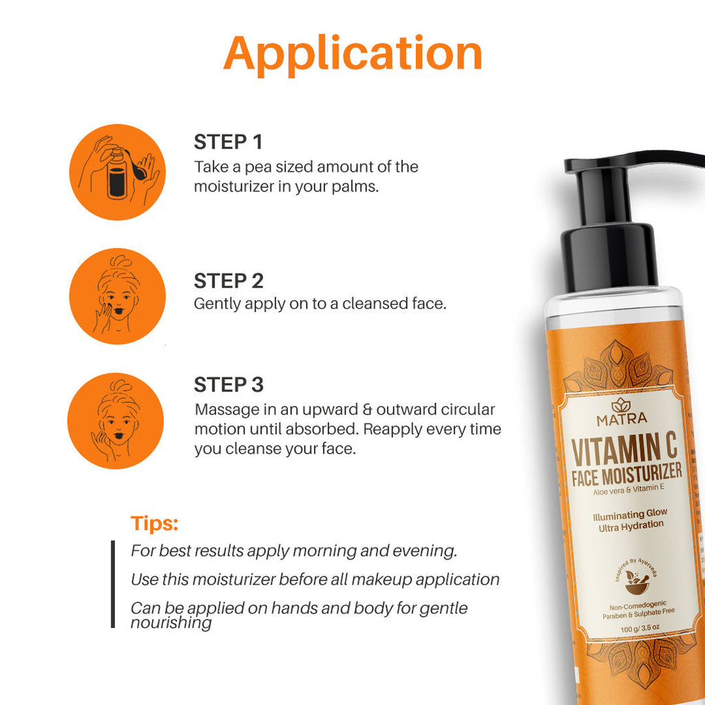 Vitamin C Moisturizer with Aloe Vera & Vitamin E
