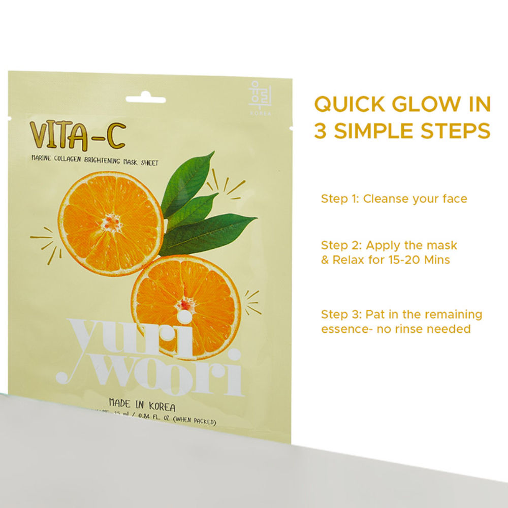 Vita-C Marine Collagen Brightening Sheet Mask