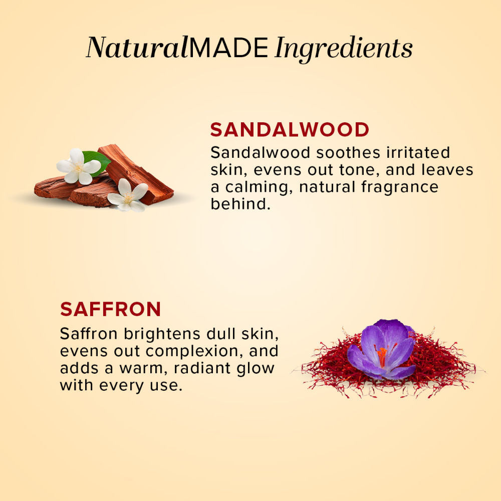 Sandalwood Kesar Moisturiser for Soft Glowing and Hydrated Skin