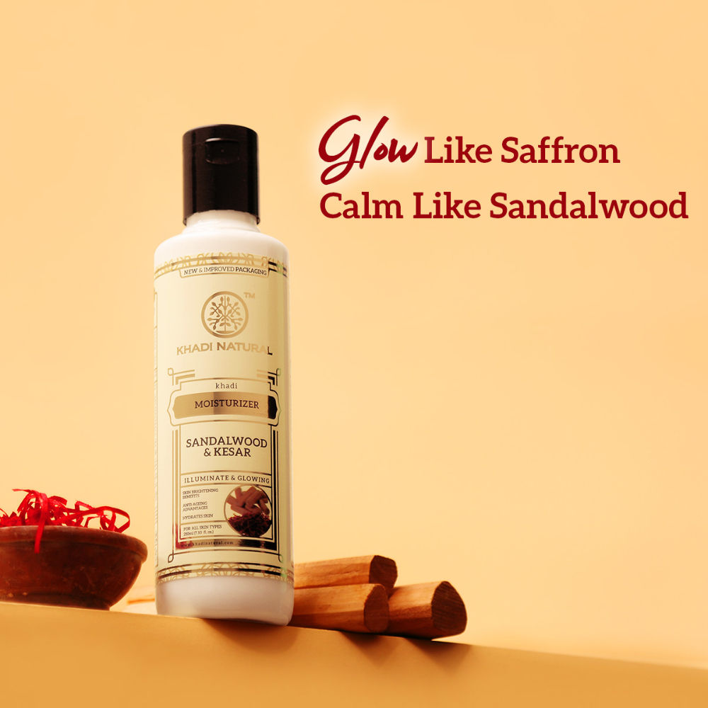 Sandalwood Kesar Moisturiser for Soft Glowing and Hydrated Skin