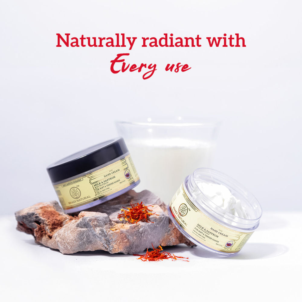 Milk & Saffron Hand Cream for Dryness, Pigmentation and Rough Texture