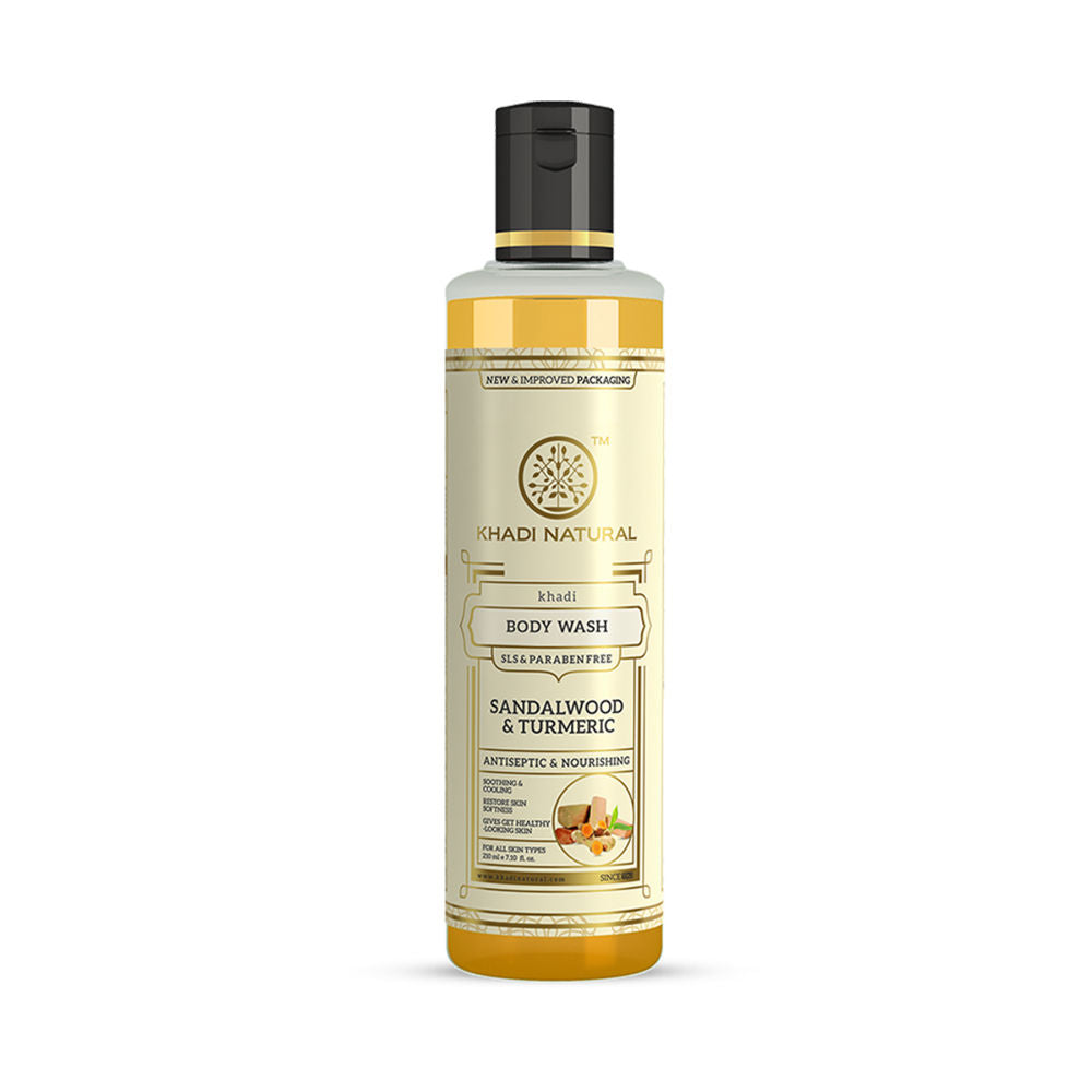 Sandalwood & Turmeric Body Wash to Cleanse, Brighten, and Comfort Skin