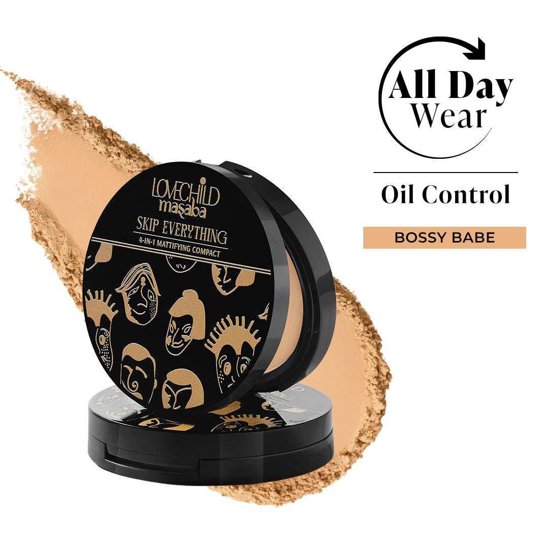 Skip Everything Mattifying Compact - Bossy Babe
