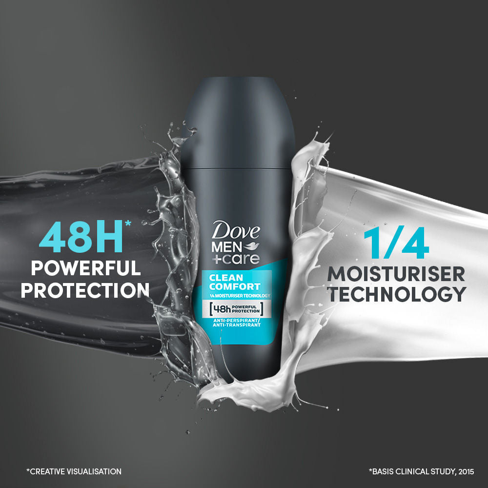 Men + Care Clean Comfort Anti - Perspirant Roll - On