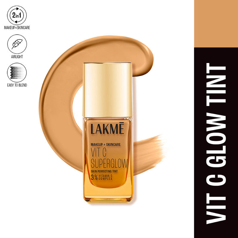 Vitamin C Superglow Skin Perfecting Tint with 3% Vit C - Neutral Almon