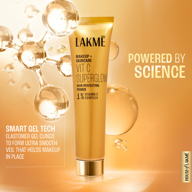 Vitamin C Superglow Skin Perfecting Primer With 1 % Vit C, Matte Finish