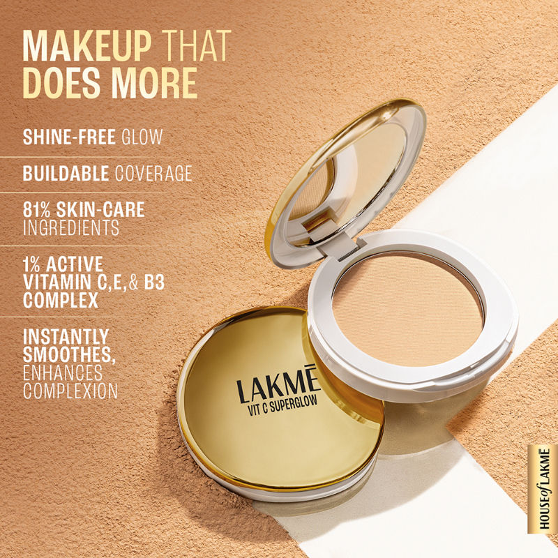 Vitamin C Superglow Skin Perfecting Compact with 1 % Vit C