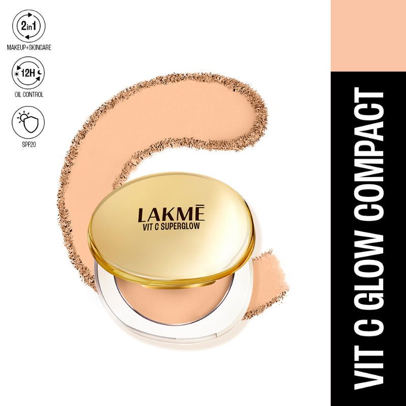Vitamin C Superglow Skin Perfecting Compact with 1 % Vit C - Nude