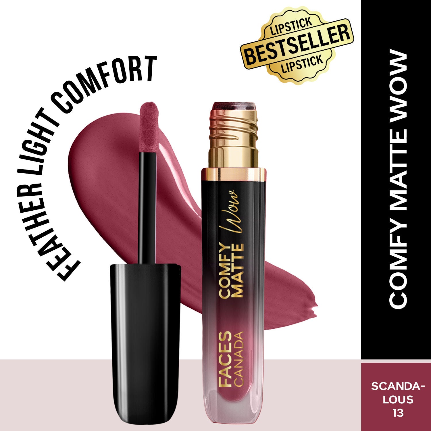 Comfy Matte Wow Liquid Lipstick - Scandalous 13