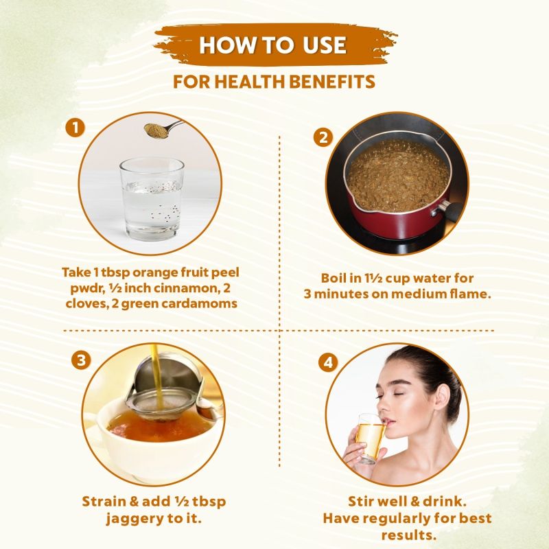 Orange Peel Powder Skin Brightening, Face Pack & Glow Care