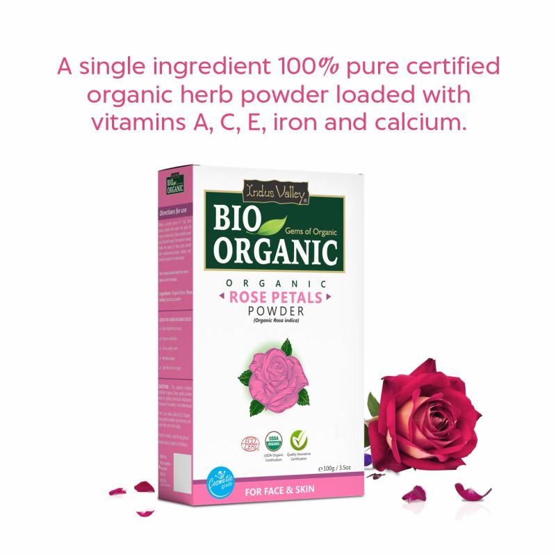 Rose Petal Powder Glow Boosting, Skin Brightening Face Pack