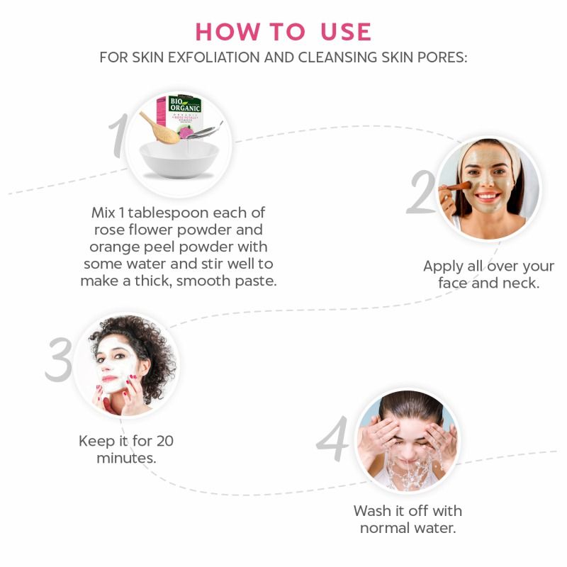 Rose Petal Powder Glow Boosting, Skin Brightening Face Pack