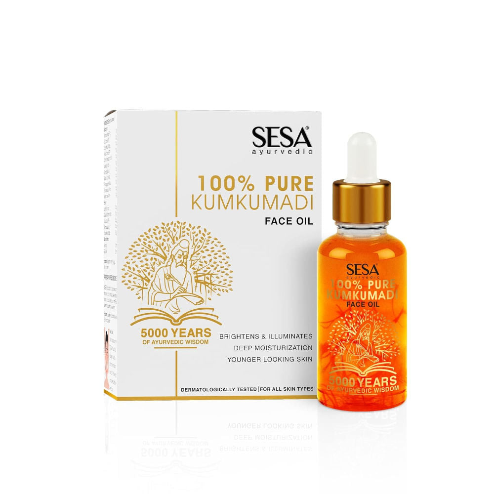 Kumkumadi Face Oil 30 ml for Radiant& Glowing Skin 100% Pure Kumkumadi Tailam