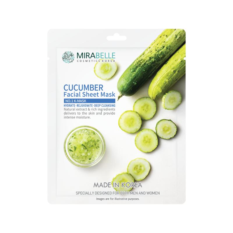 Facial Sheet Mask - Cucumber