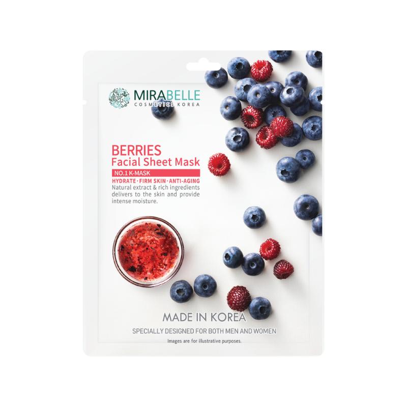 Facial Sheet Mask - Berries