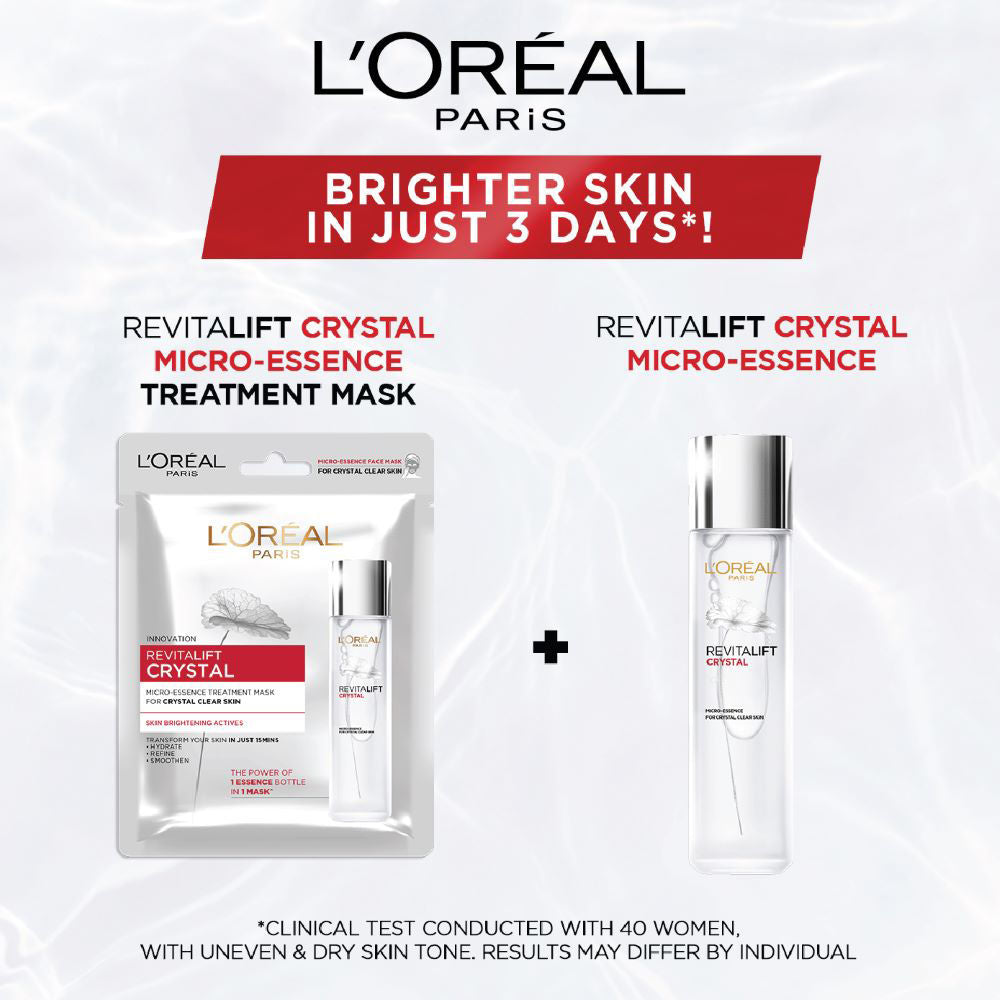 Revitalift Crystal Micro-Essence Brightening Sheet Mask