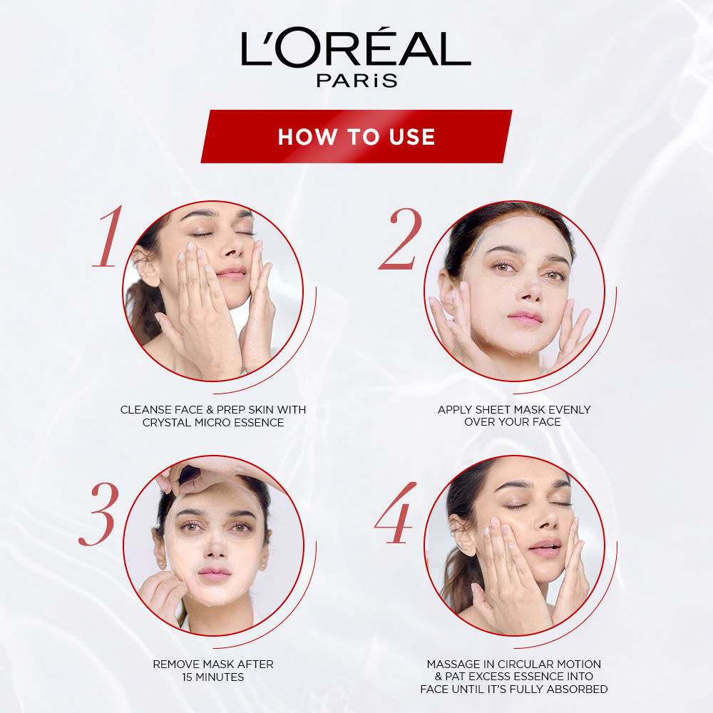 Revitalift Crystal Micro-Essence Brightening Sheet Mask