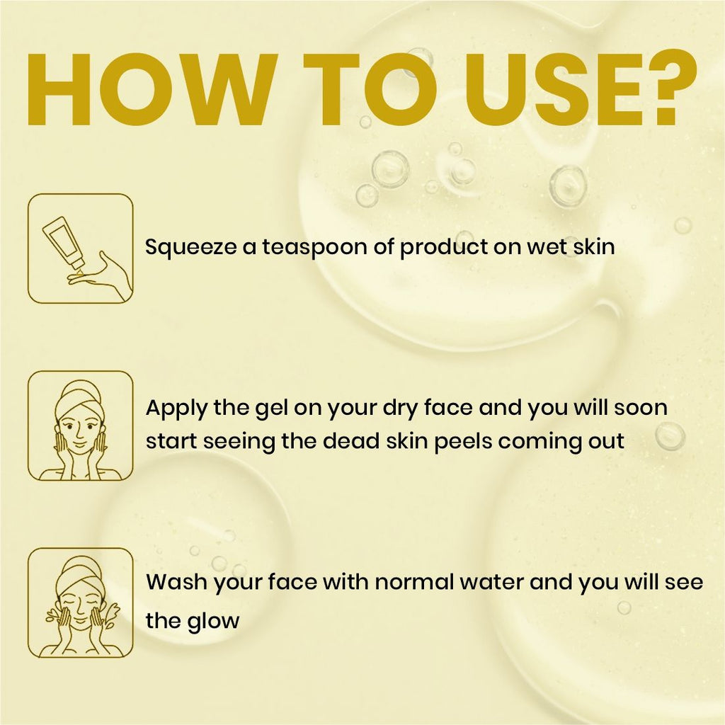 Instant Tan Removal With Almond & Honey Dead Skin Removal Gel