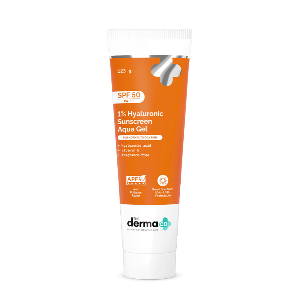 1% Hyaluronic Sunscreen SPF 50 PA++++ Aqua Gel For Normal To Oily... - In-Vivo tested