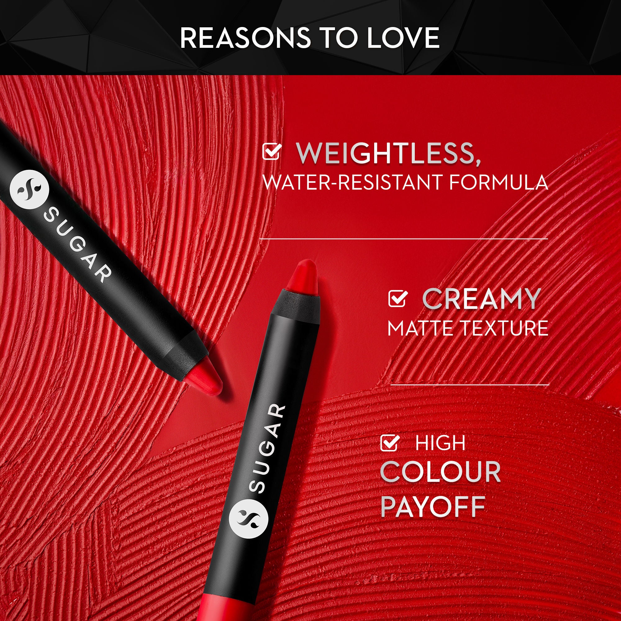 Matte As Hell Crayon Lipstick With Free Sharpener